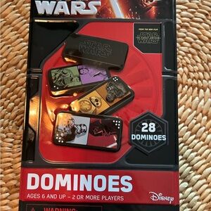 Disney Star Wars Dominoes Set - Red, Black, Gold, Purple, Green